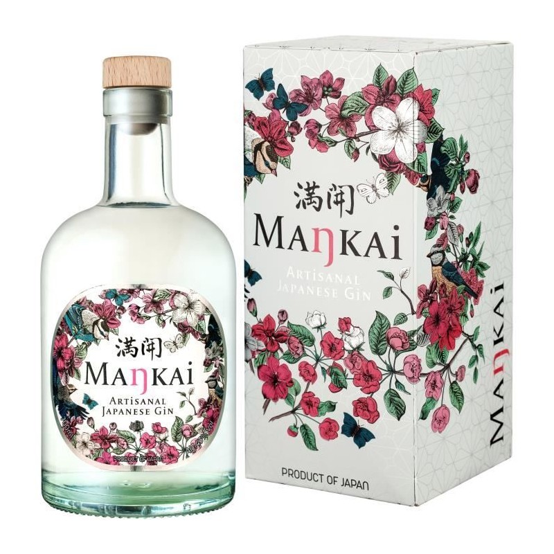 Mankai Artisanal Gin - Japon - 70cl - 43%