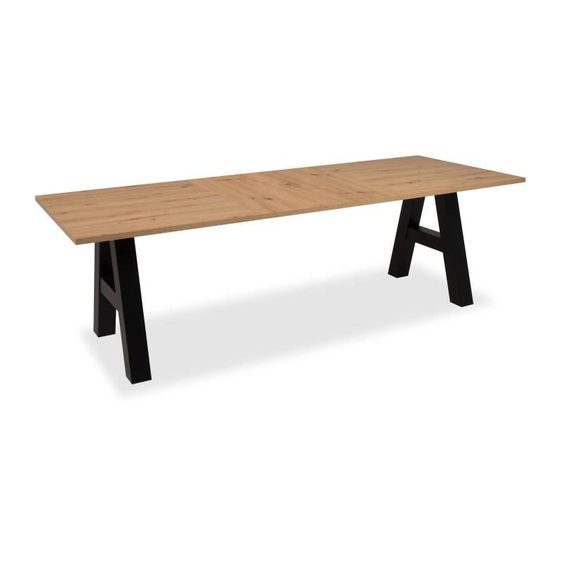 Table a manger GRANADA extensible - Style Industriel - 6/10 personnes