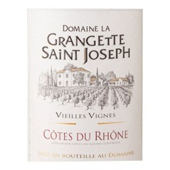 Domaine La Grangette Saint Joseph 2025 Côtes du Rhône - Vin blanc de la Vallée du Rhône - Bio