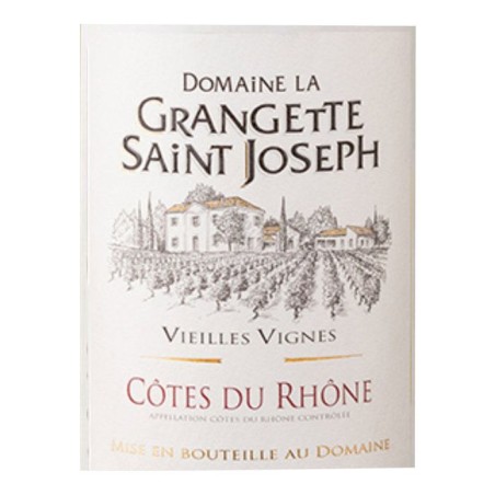 Domaine La Grangette Saint Joseph 2025 Côtes du Rhône - Vin blanc de la Vallée du Rhône - Bio