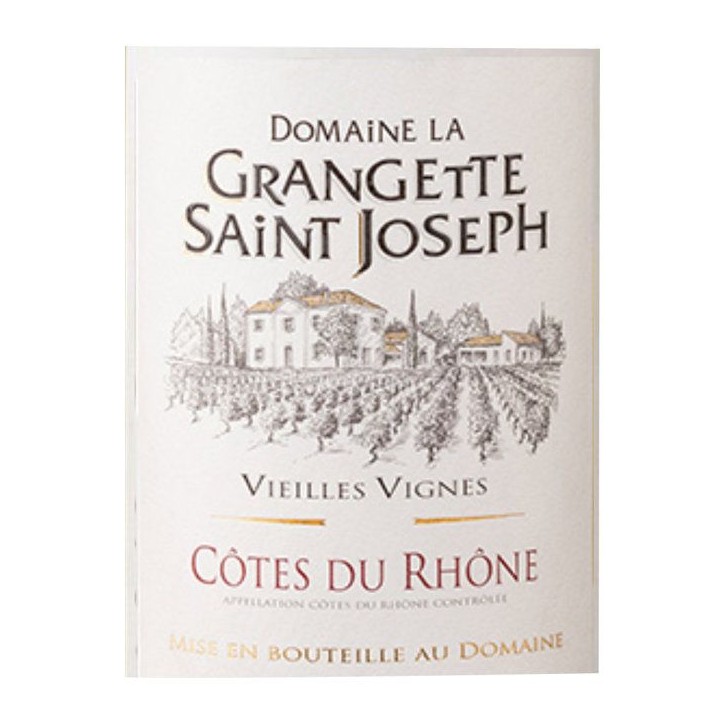 Domaine La Grangette Saint Joseph 2025 Côtes du Rhône - Vin blanc de la Vallée du Rhône - Bio