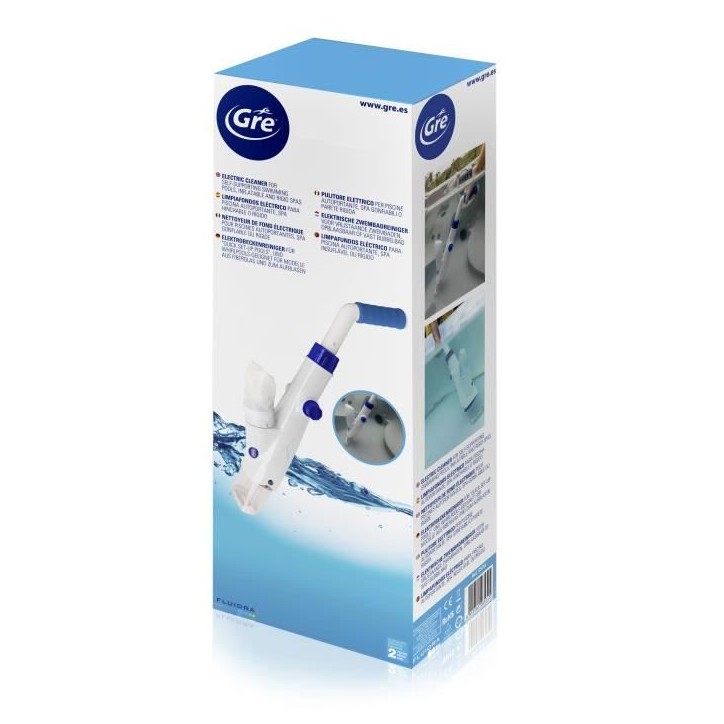 GRE - Nettoyeur Aspirateur électrique a batterie pour piscine et spa - 9,6V GRE - Nettoyeur Aspirateur électrique a batterie pour piscine et spa - 9,6V