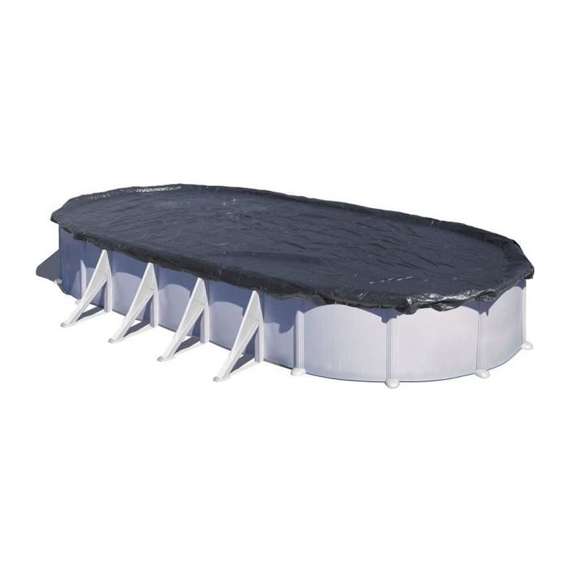 GRE - Bâche d'hivernage pour piscine tubulaire hors-sol ovale 7,3 x 3