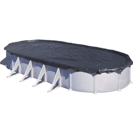 GRE - Bâche d'hivernage pour piscine tubulaire hors-sol ovale 7,3 x 3