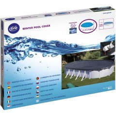 GRE - Bâche d'hivernage pour piscine tubulaire hors-sol ovale 7,3 x 3