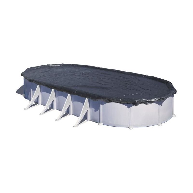 GRE - Bâche d'hivernage pour piscine tubulaire hors-sol ovale 5x3m -