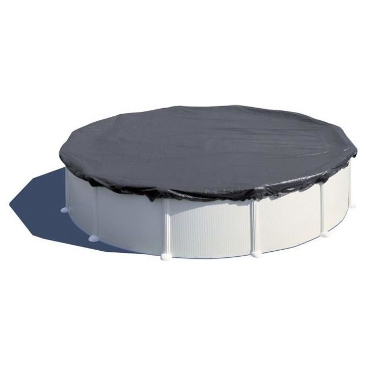 GRE - Bâche d'hivernage pour piscine tubulaire hors-sol ronde Ø4/4,6m - 180g/m² en polyéthylene GRE - Bâche d'hivernage pour piscine tubulaire hors-sol ronde Ø4/4,6m - 180g/m² en polyéthylene