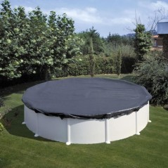GRE - Bâche d'hivernage pour piscine tubulaire hors-sol ronde Ø4/4,6m - 180g/m² en polyéthylene