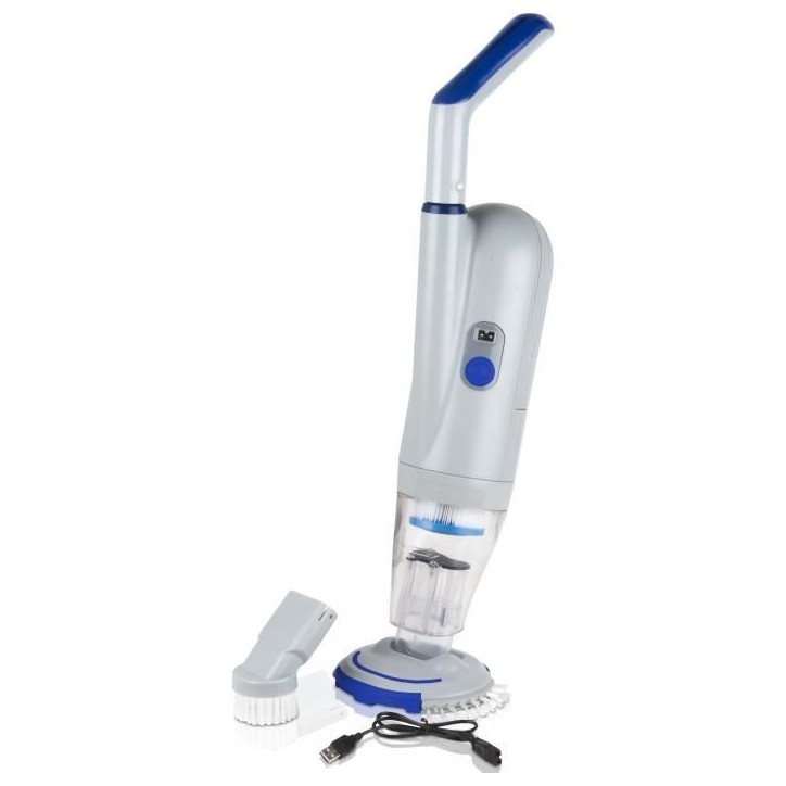 GRE - Nettoyeur de fond a batterie pour spas et piscines hors-sol - Équipé d'un filtre a cartouche GRE - Nettoyeur de fond a batterie pour spas et piscines hors-sol - Équipé d'un filtre a cartouche