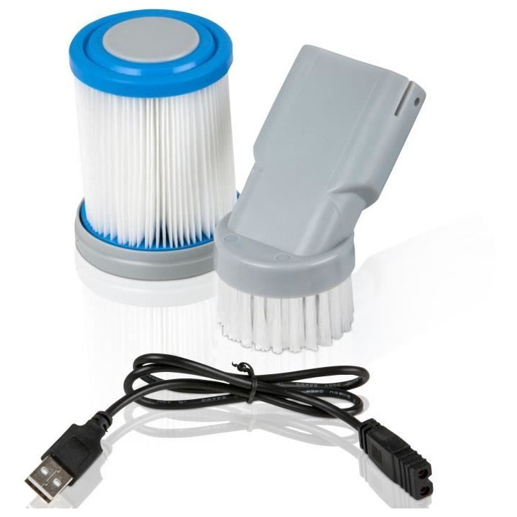 GRE - Nettoyeur de fond a batterie pour spas et piscines hors-sol - Équipé d'un filtre a cartouche GRE - Nettoyeur de fond a batterie pour spas et piscines hors-sol - Équipé d'un filtre a cartouche