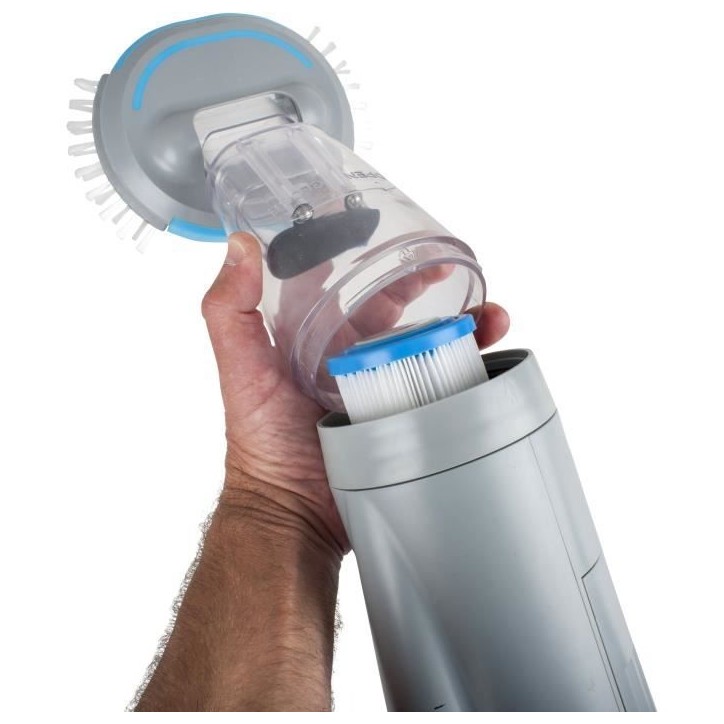 GRE - Nettoyeur de fond a batterie pour spas et piscines hors-sol - Équipé d'un filtre a cartouche GRE - Nettoyeur de fond a batterie pour spas et piscines hors-sol - Équipé d'un filtre a cartouche