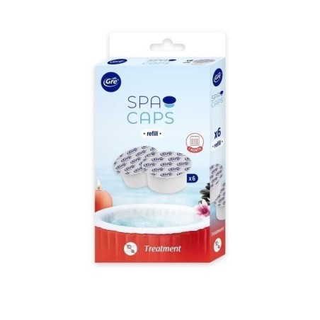 GRE - Recharges SPA CAPS pour désinfection de spa gonflable - Sans ch