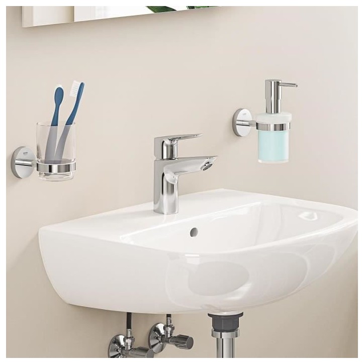 Mitigeur monocommande Lavabo - GROHE Start Edge - 23898001 - Taille S - Chromé