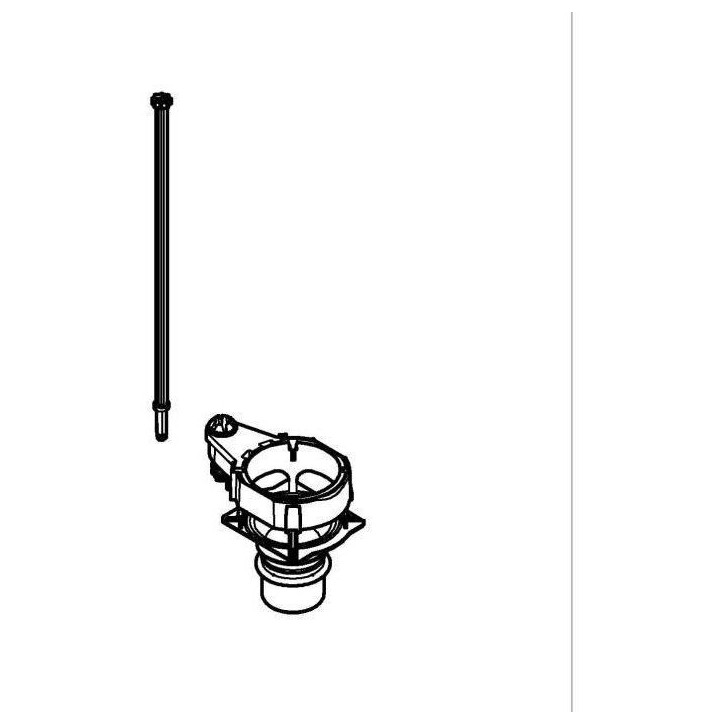 Régulateur de chasse - GROHE - Pour les réservoirs encastrés 6L Régulateur de chasse - GROHE - Pour les réservoirs encastrés 6L