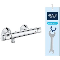 Mitigeur thermostatique douche GROHE Precision Flow - Montage mural -