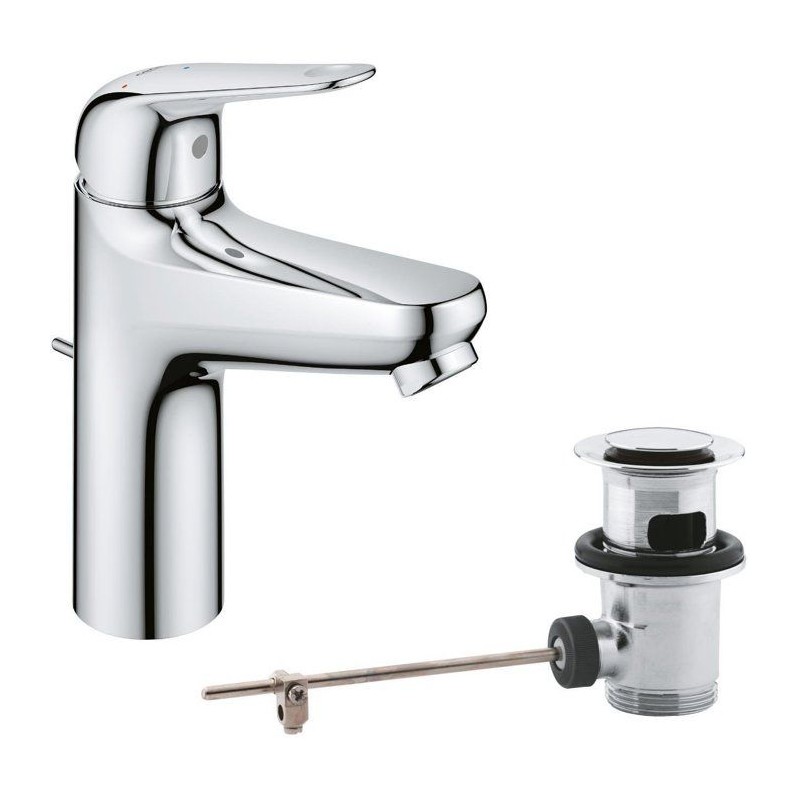 Mitigeur monocommande lavabo - GROHE Swift - 24328001 - Chromé - Tail