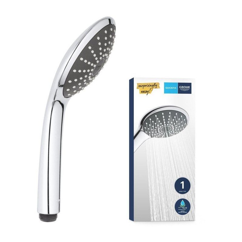 Douchette 1 jet - GROHE - Vitalio Joy 110 - EcoJoy - StarLight Chrome