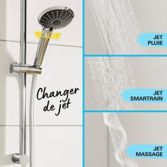 Ensemble de douche 3 jets - GROHE - Vitalio Joy 110 Massage - Flexible
