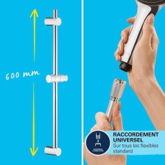 Ensemble de douche 3 jets - GROHE - Vitalio Joy 110 Massage - Flexible