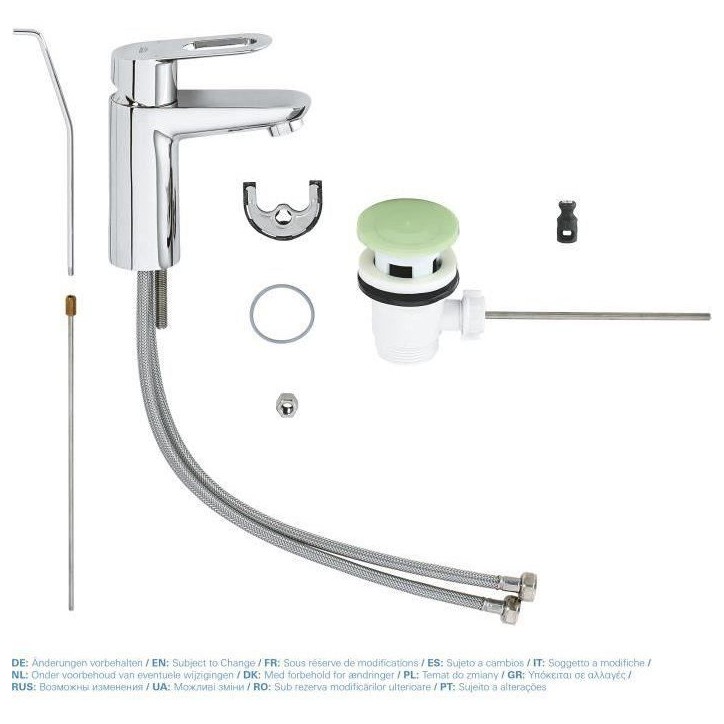Mitigeur de lavabo monocommande Bauloop taille S - GROHE - 23335000 Mitigeur de lavabo monocommande Bauloop taille S - GROHE - 23335000