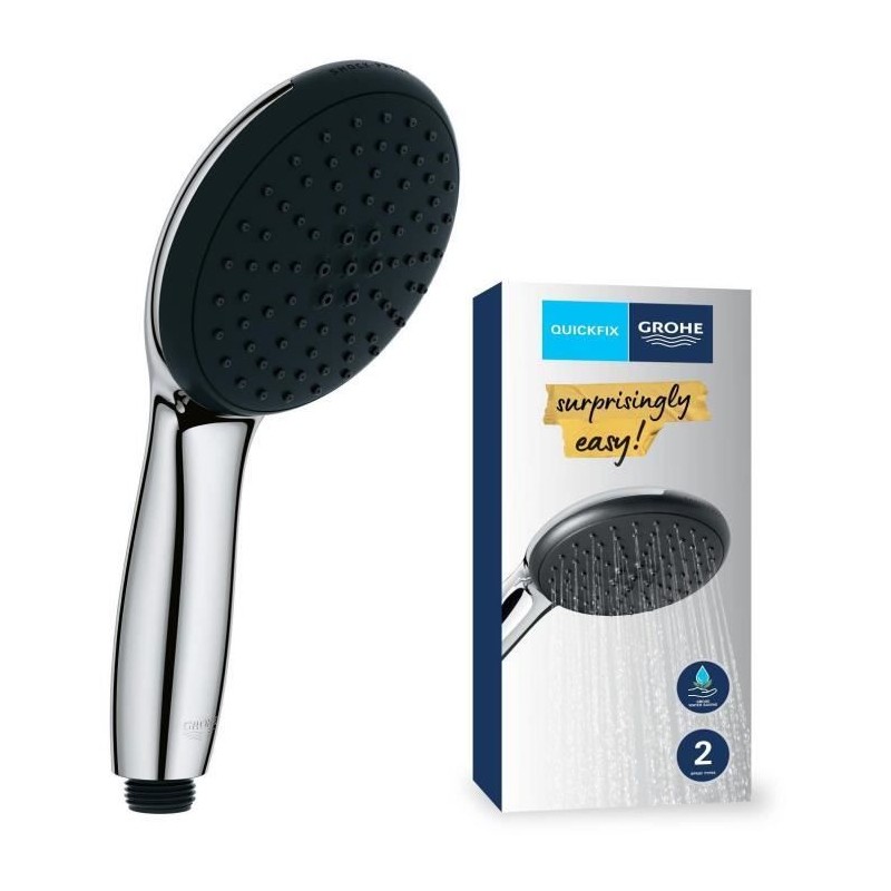 Pommeau de douche - GROHE Vitalio Start 110 27946001 - 2 jets (Pluie/S