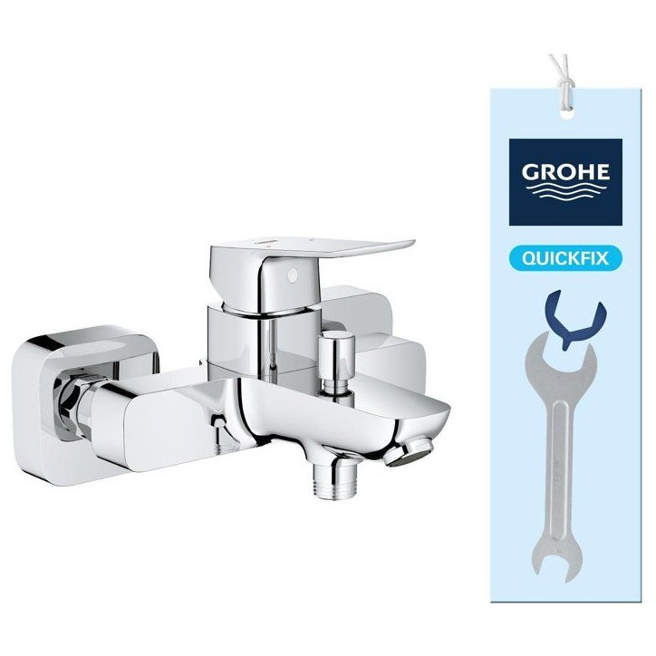 Mitigeur de bain / douche mural - GROHE DICE - Chrome Mitigeur de bain / douche mural - GROHE DICE - Chrome