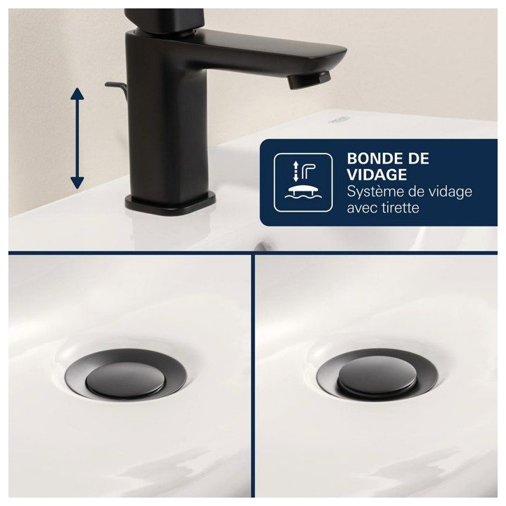 Mitigeur de bidet - GROHE DICE - Noir mat Mitigeur de bidet - GROHE DICE - Noir mat