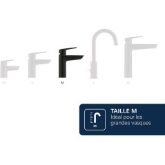 Mitigeur de lavabo - GROHE DICE - Taille M - Cartouche Ch3 & clic-clac