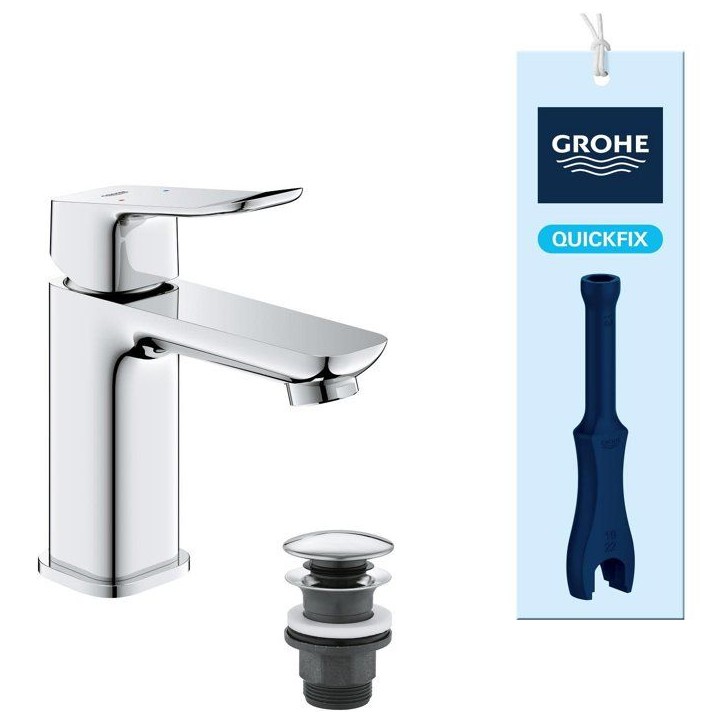 Mitigeur de lavabo - GROHE DICE - Taille S - Clic-clac - Chrome Mitigeur de lavabo - GROHE DICE - Taille S - Clic-clac - Chrome