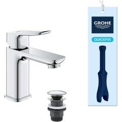 Mitigeur de lavabo - GROHE DICE - Taille S - Cartouche Ch3 & vidage cl