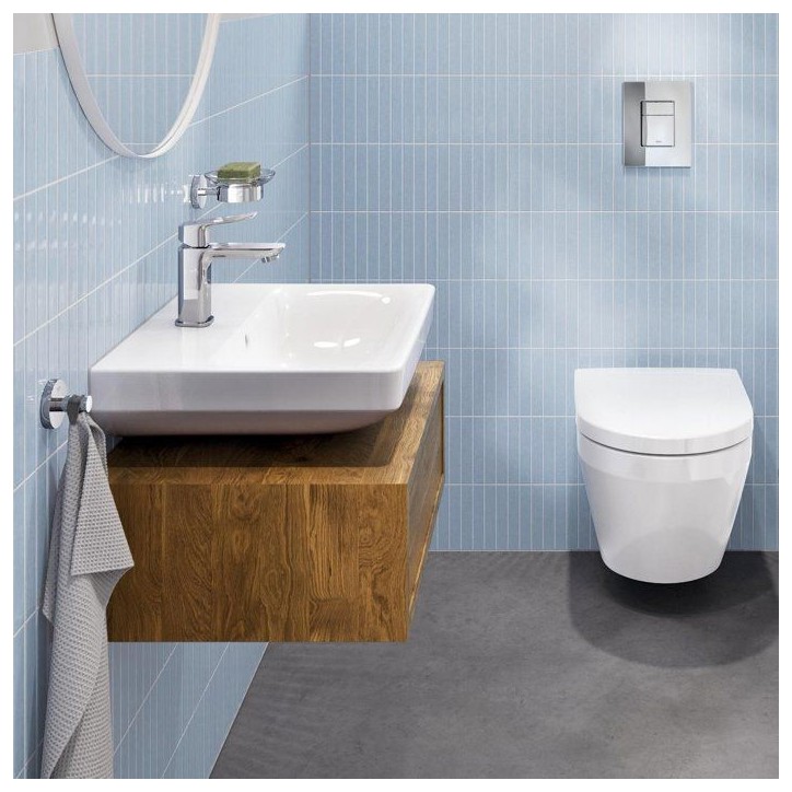 Mitigeur de lavabo - GROHE DICE - Taille S - Cartouche Ch3 & vidage clic-clac - Chrome Mitigeur de lavabo - GROHE DICE - Taille S - Cartouche Ch3 & vidage clic-clac - Chrome