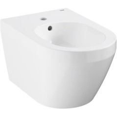 Bidet suspendu - GROHE Euro Ceramic - Porcelaine vitrifiée - Blanc