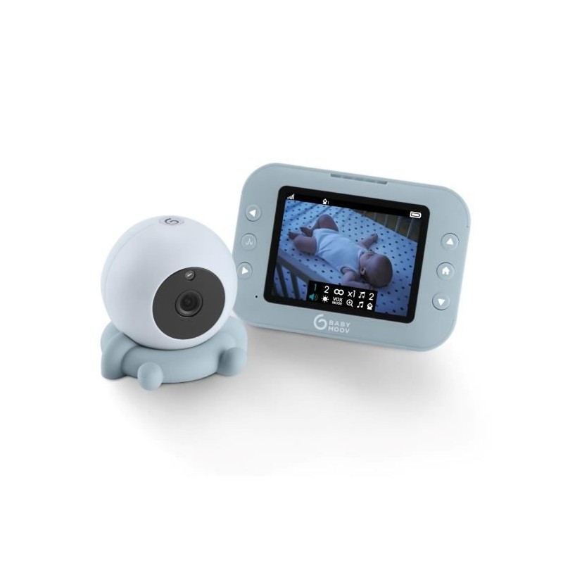 Babymoov Babyphone Caméra Sans Fil YOO Roll - Rechargeable - Autonomi Babymoov Babyphone Caméra Sans Fil YOO Roll - Rechargeable - Autonomi