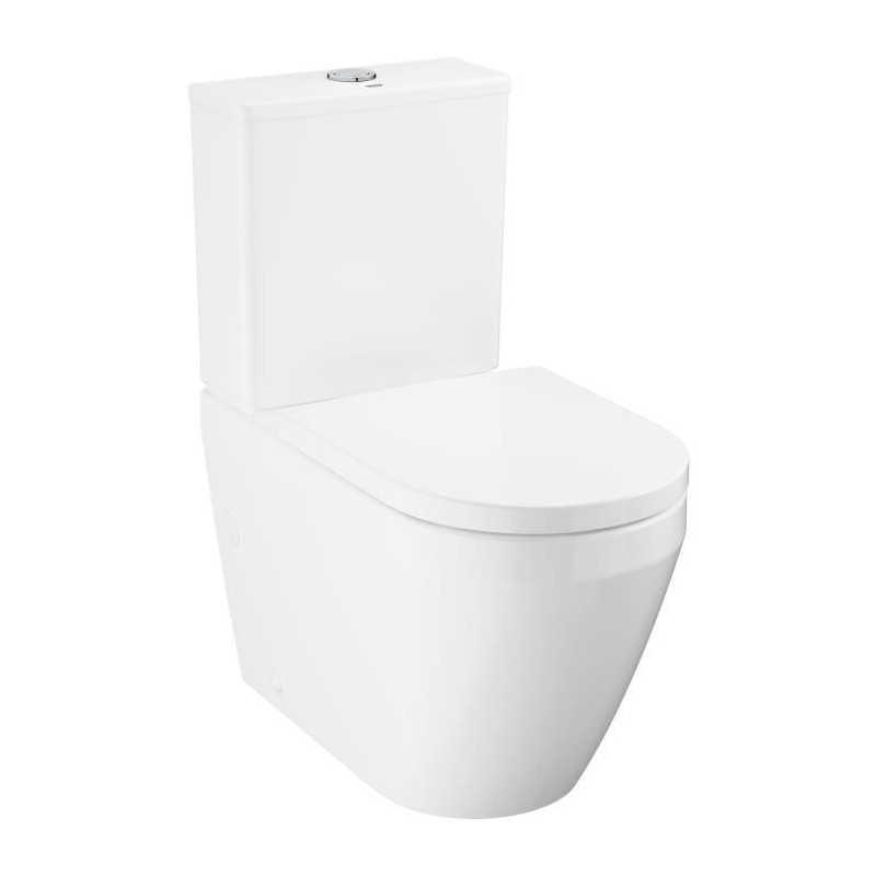 Ensemble WC a poser - Sortie horizontale - Sans bride - GROHE Euro Cer