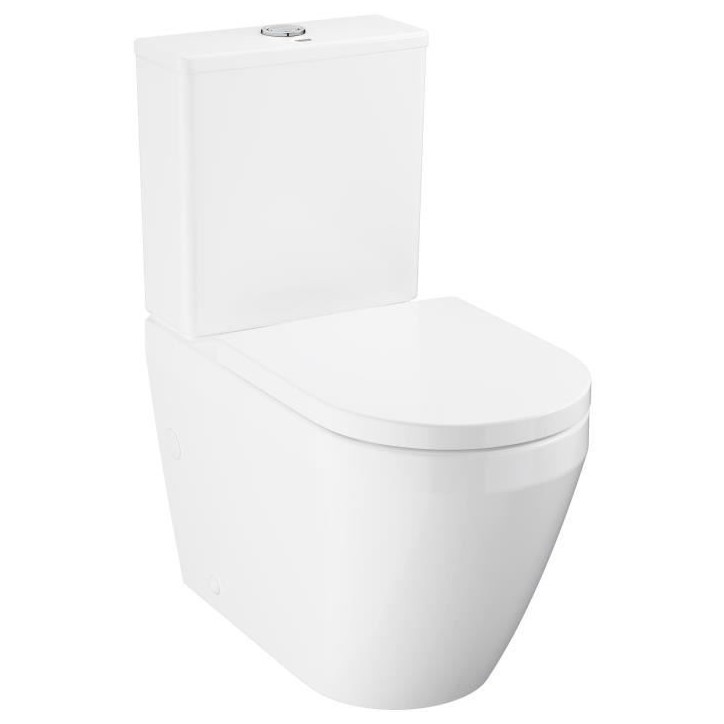 Ensemble WC a poser - Sortie horizontale - Sans bride - GROHE Euro Ceramic (102 489 SH00) Ensemble WC a poser - Sortie horizontale - Sans bride - GROHE Euro Ceramic (102 489 SH00)