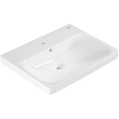 Lavabo suspendu - Porcelaine vitrifiée - Rectangulaire - GROHE Euro C