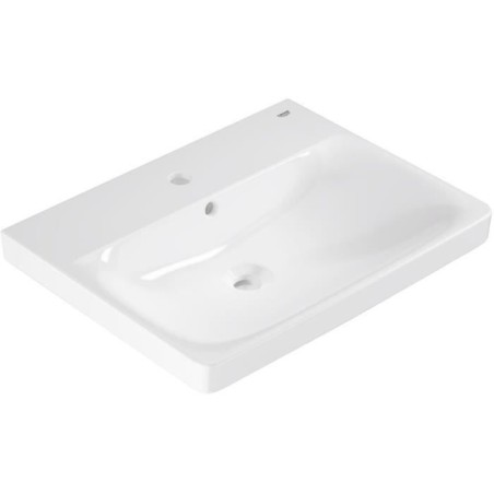 Lavabo suspendu - Porcelaine vitrifiée - Rectangulaire - GROHE Euro C