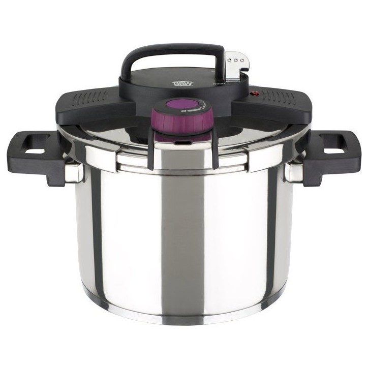 Autocuiseur - Induction - GSW - Easy Click - 6 L - Ø 22 cm - Acier massif 18/10 Autocuiseur - Induction - GSW - Easy Click - 6 L - Ø 22 cm - Acier massif 18/10