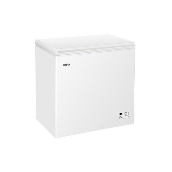 Congélateur coffre - HAIER HCE200EFR - 196 L - Classe E - 39 dB - Blanc - 91,5x55,5x84,5 cm