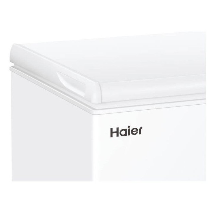 Congélateur coffre - HAIER HCE200EFR - 196 L - Classe E - 39 dB - Blanc - 91,5x55,5x84,5 cm