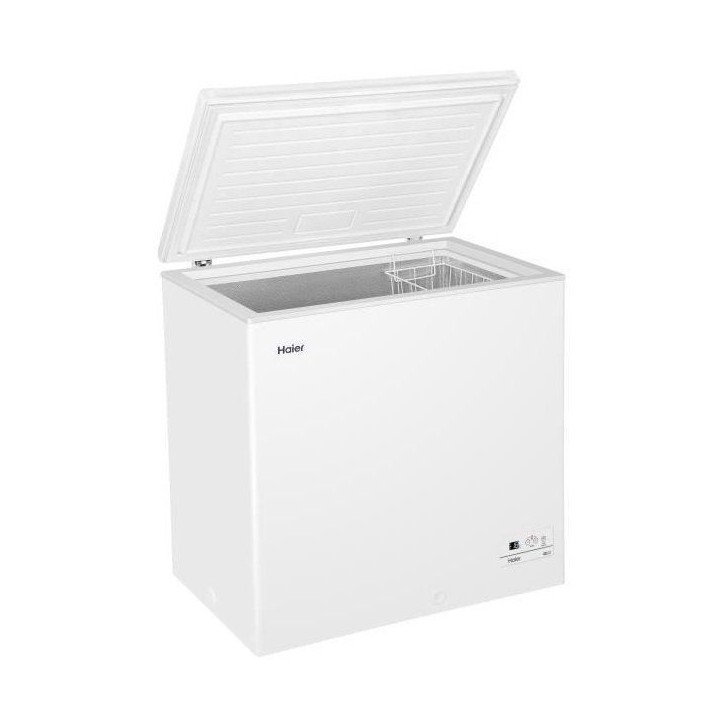 Congélateur coffre - HAIER HCE200EFR - 196 L - Classe E - 39 dB - Blanc - 91,5x55,5x84,5 cm