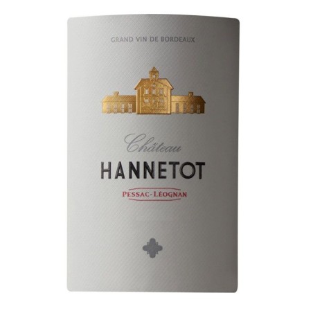 Château Hannetot 2019 Pessac-Léognan - Vin rouge de Bordeaux