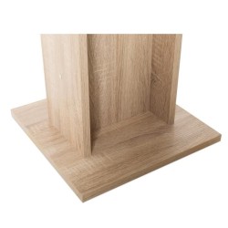 Table a manger de 2 a 4 personnes - Carrée - Classique - Décor chene