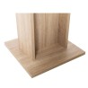 Table a manger de 2 a 4 personnes - Carrée - Classique - Décor chene