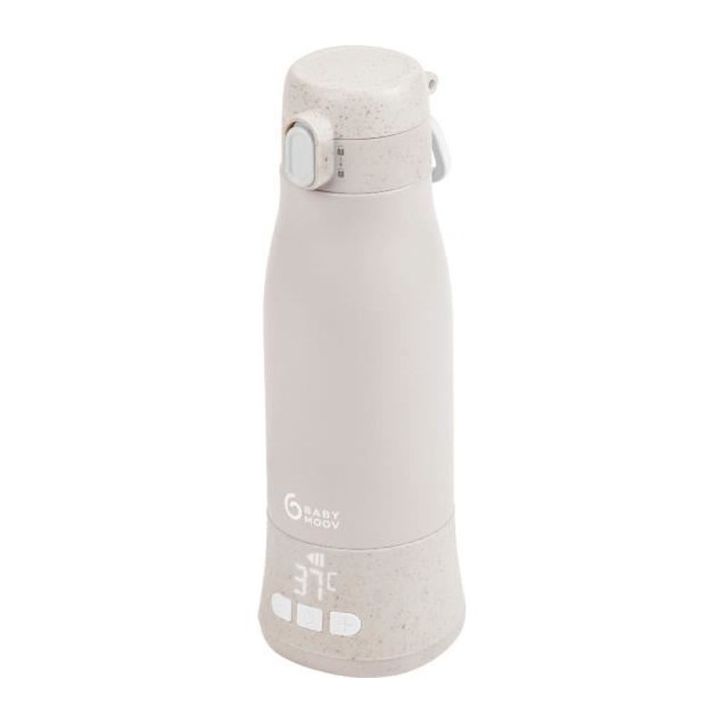 Chauffe-biberon nomade Moov & Feed - BABYMOOV - 340ml - minéral beige Chauffe-biberon nomade Moov & Feed - BABYMOOV - 340ml - minéral beige