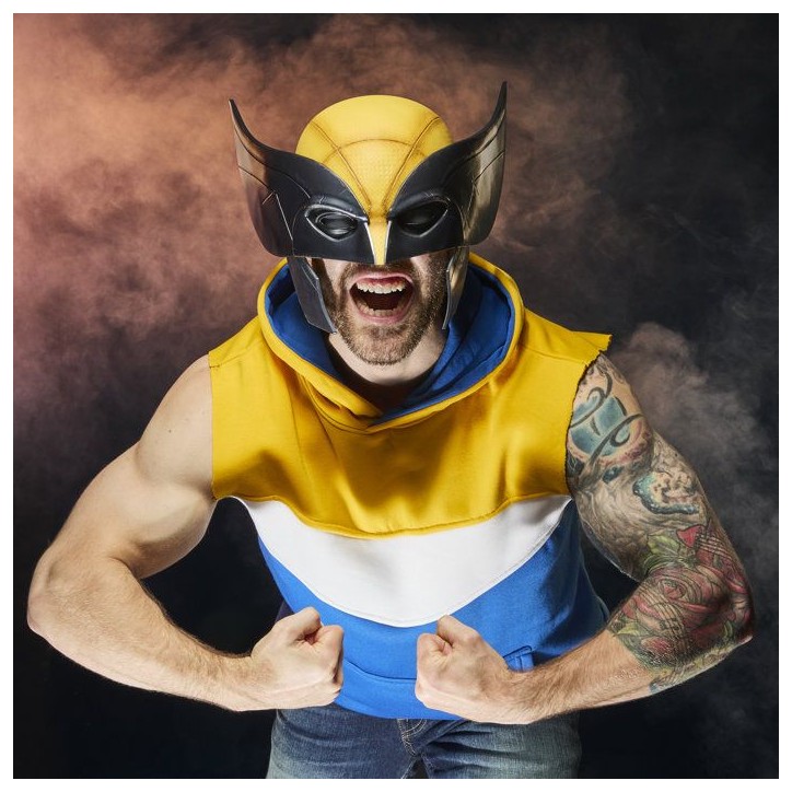 Masque de Wolverine de cosplay premium, piece de collection inspirée du film pour adultes, Marvel Legends Series X-men, des 14 Masque de Wolverine de cosplay premium, piece de collection inspirée du film pour adultes, Marvel Legends Series X-men, des 14