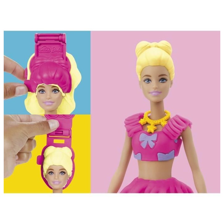 Play-Doh Barbie Dentelles et noeuds, coffret de pâte a modeler