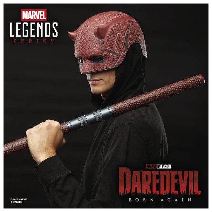 Casque de cosplay premium de Dardevil, Marvel Legends Series, Des 14 ans