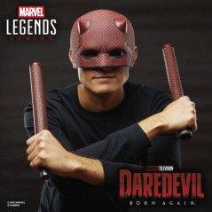 Casque de cosplay premium de Dardevil, Marvel Legends Series, Des 14 a
