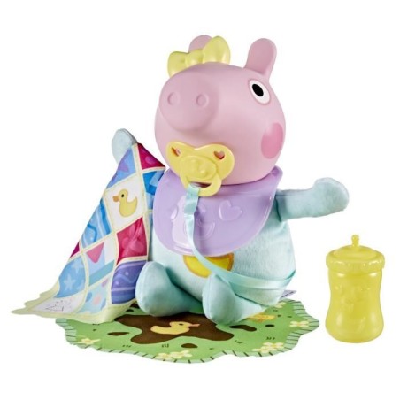 Peppa Pig Gros câlins Evie, poupée interactive avec accessoires, des